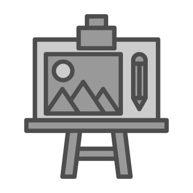 resim simgesi vektör illüstrasyonu