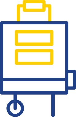 Bavul 'un basit bir çizimi 