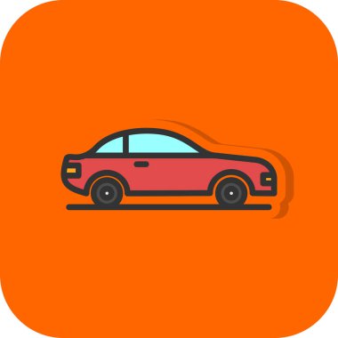 araba web simgesi, vektör illüstrasyonu 