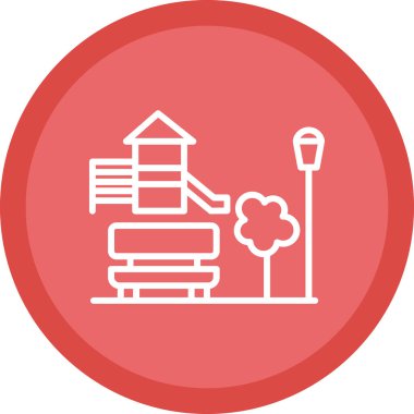 Bir ev binasının vektör çizimi