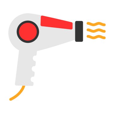 Kurutucu simgesinin vektör illüstrasyonu 