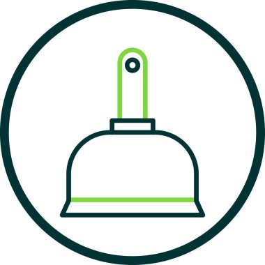 Lamba simgesi. Lamba vektör simgesi web için basit örnek