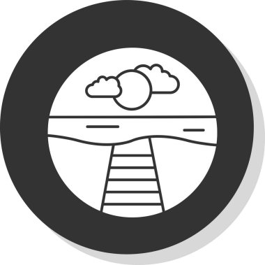 Vektör illüstrasyonu, modern simge arkaplanı