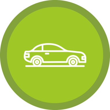 araba web simgesi, vektör illüstrasyonu 