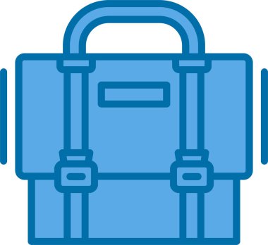  Evrak Çantası'nı web simge vektör çizim 