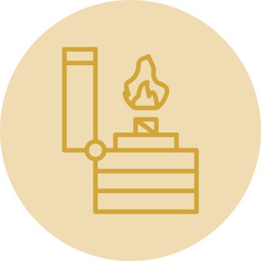 Daha hafif simgenin vektör illüstrasyonu 