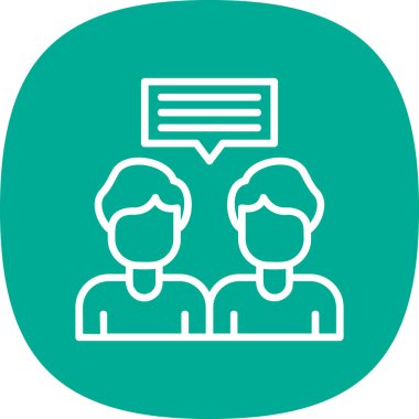 İnsan simgesinin vektör illüstrasyonu