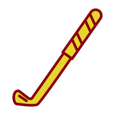 Çizgi film hokey sopalarının vektör çizimi