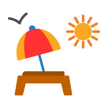 Kumsal. Web simgesi basit illüstrasyon