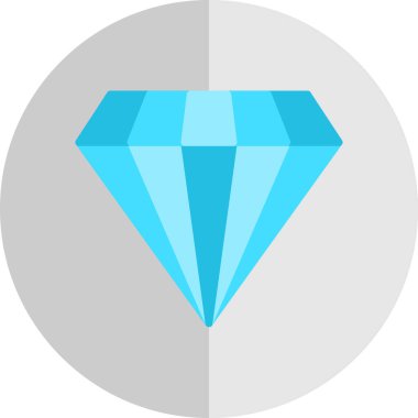 Gemstone web simgesi basit illüstrasyon