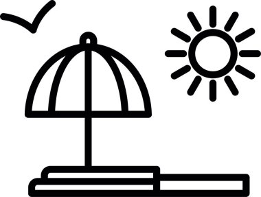 güneş web vektör illüstrasyonu, simge