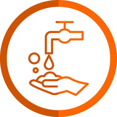 Musluk suyu. vektör illüstrasyonu