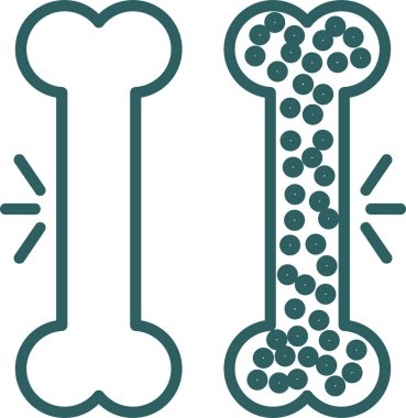 Noktalı ve düz simge