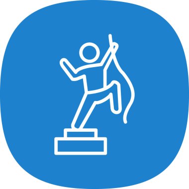 Web simgesi vektör illüstrasyonuna tırmanılıyor