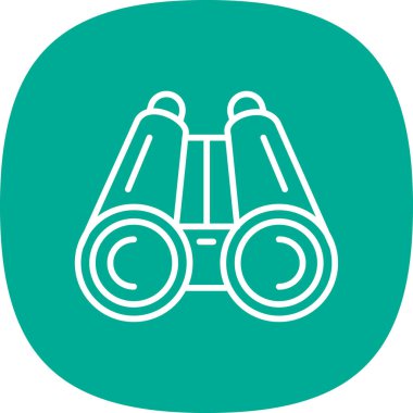 dürbün simgesi vektör illüstrasyon tasarımı