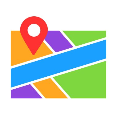 konum pin konum simgesi, vektör arkaplan 