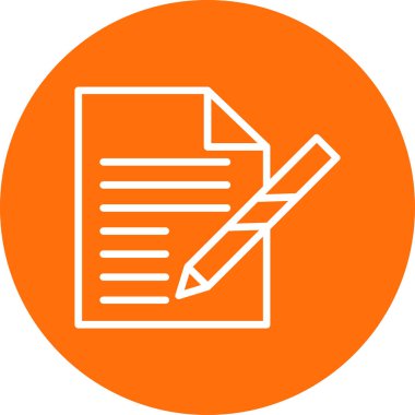 belge simgesi vektör illüstrasyonu