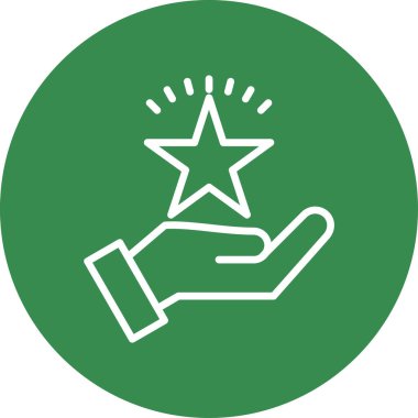 El simgesinin vektör illüstrasyonu 