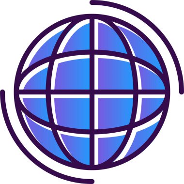 dünya küresel dünya simgesi