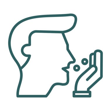 Konuşma baloncuğu olan erkek avatar