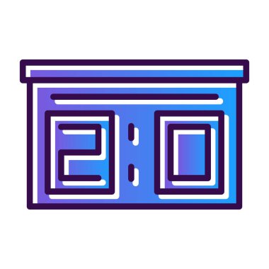 kapı simgesi vektör illüstrasyonu