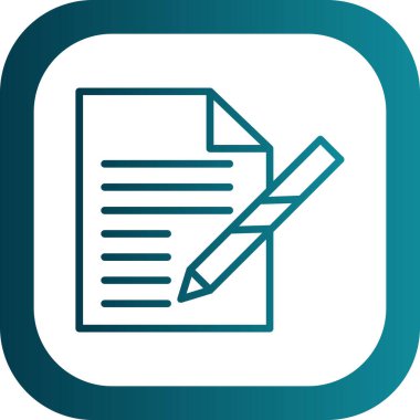 belge simgesi vektör illüstrasyonu