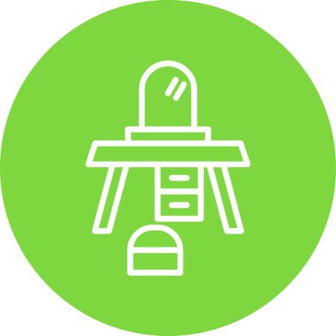 Tablo simgesi temsili beyaza yerleştiriliyor