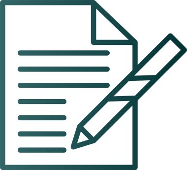 belge simgesi vektör illüstrasyonu