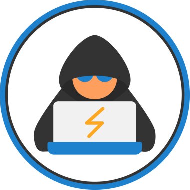 Bilgisayar. Web simgesi basit illüstrasyon