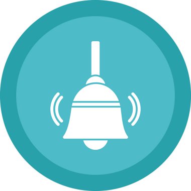 Bell simgesi illüstrasyon izole vektör işareti simgesi