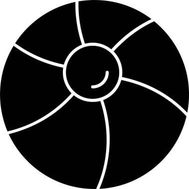 fan fan web simgesi basit illüstrasyon