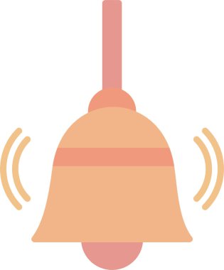 Bell simgesi illüstrasyon izole vektör işareti simgesi