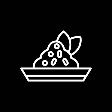 Gıda Web ikonu vektör illüstrasyonu