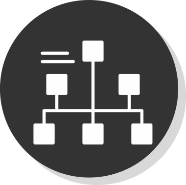 ağ simgesi, vektör illüstrasyonu