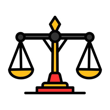 kanun vektörü renk simgesi