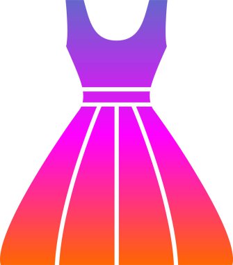 elbise simgesi, vektör illüstrasyonu basit tasarım