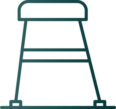 Merdiven ikonu. Basit resimleme