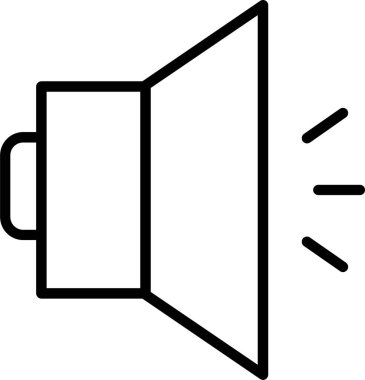 ses hoparlörü simgesi