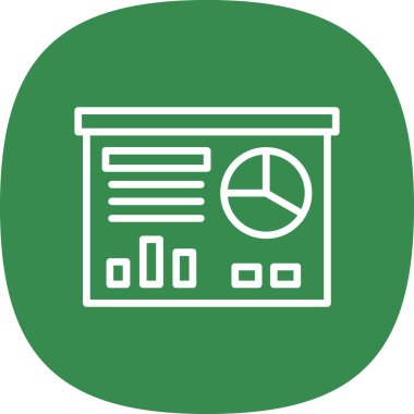 Sunuyu web simgesi, vektör çizim 