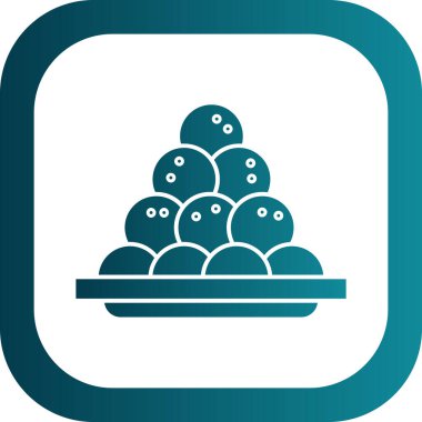 Köfteli kase, vektör çizimi 