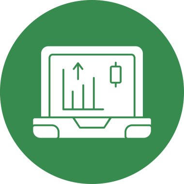 İş ve finans simgesinin vektör illüstrasyonu