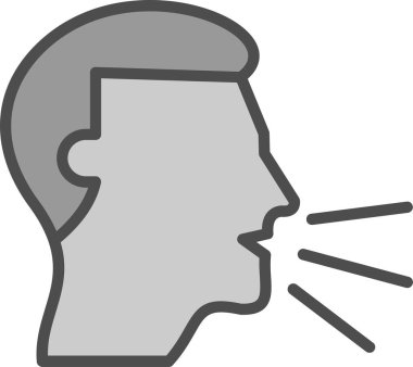 Konuşma balonu simgesinin adamla