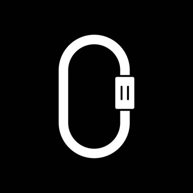 Karabina simgesi, vektör illüstrasyonu