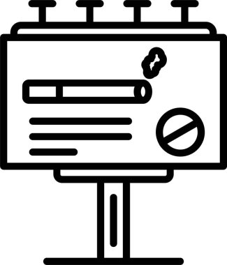 Bilgisayar monitörü simgesi. Web için bilgisayar monitörü vektör simgesinin özet çizimi