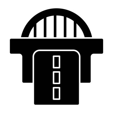 Hapishane kapısı simgesi, basit stil