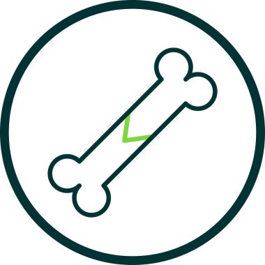 vektör kemik simgesi çizimi 