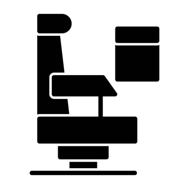 Uçak koltukları vektörü. Web simgesi basit illüstrasyon 