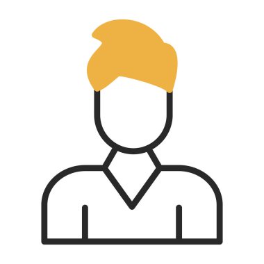 Erkek simge vektör çizim