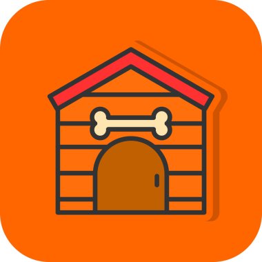 Moda Biçimli Ev Simgesi İzole Arkaplan