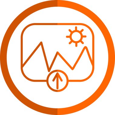 Modern simgenin vektör illüstrasyonu